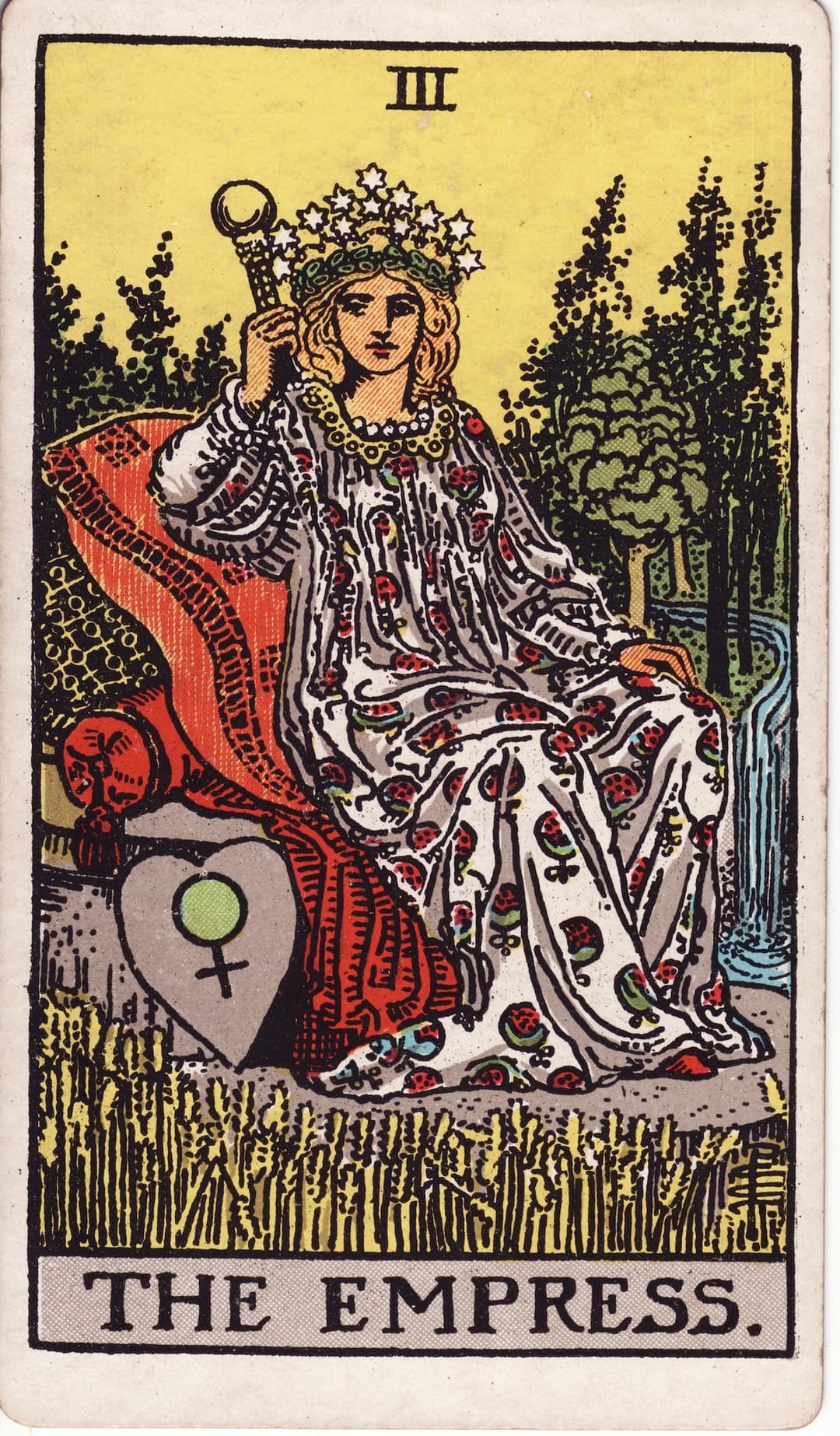 Ilustração da carta A Imperatriz