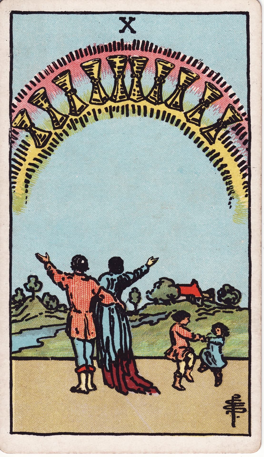 Carta Dez de Copas