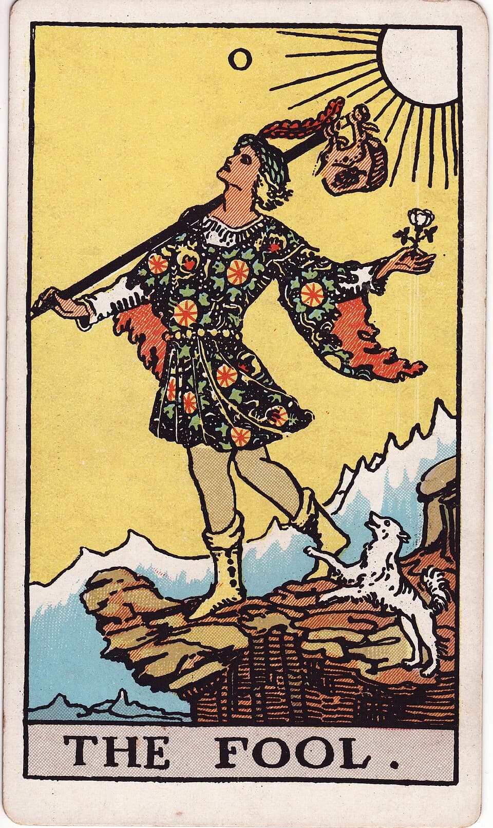 Ilustração da carta O Louco
