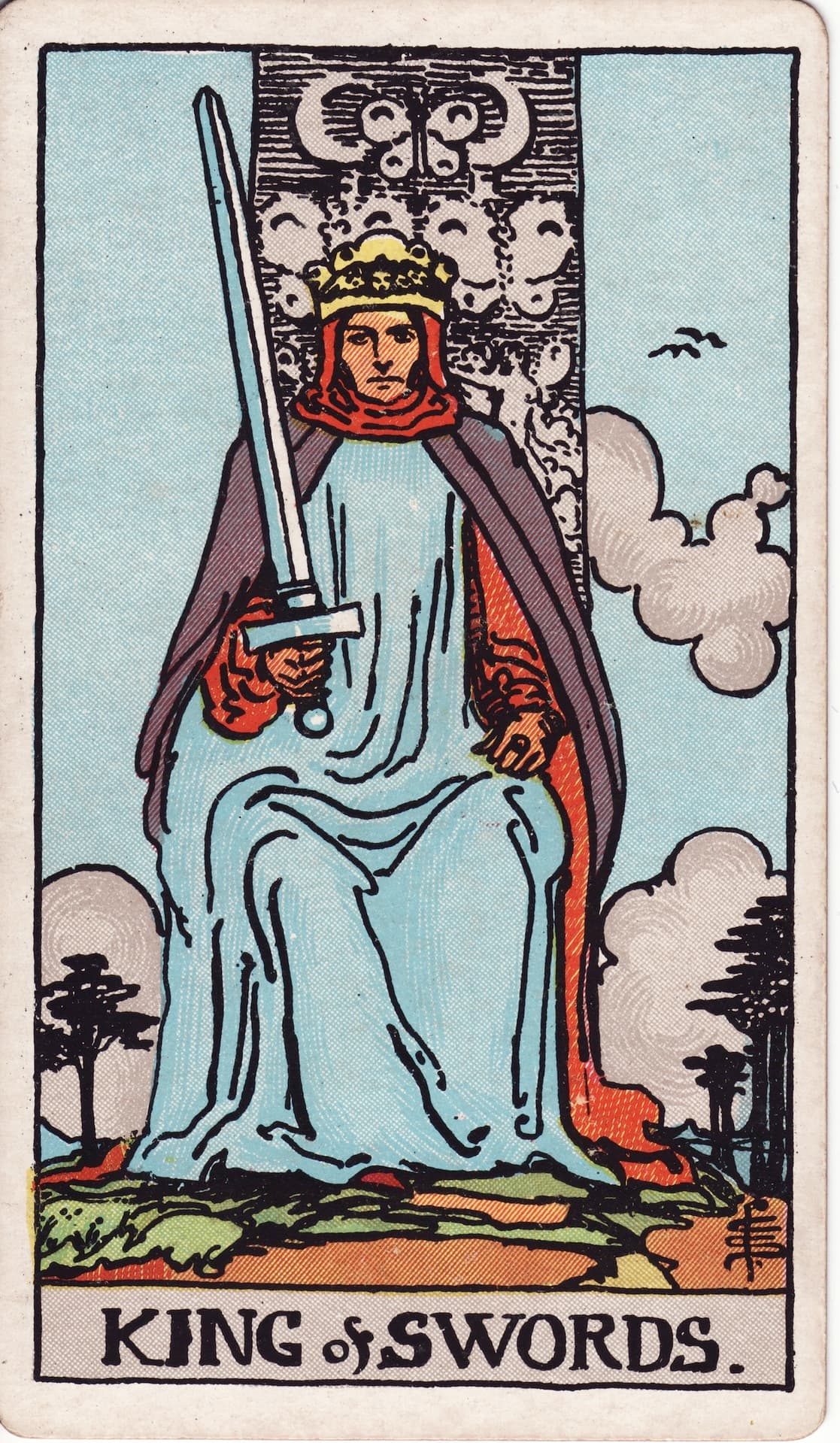 Carta Rei de Espadas